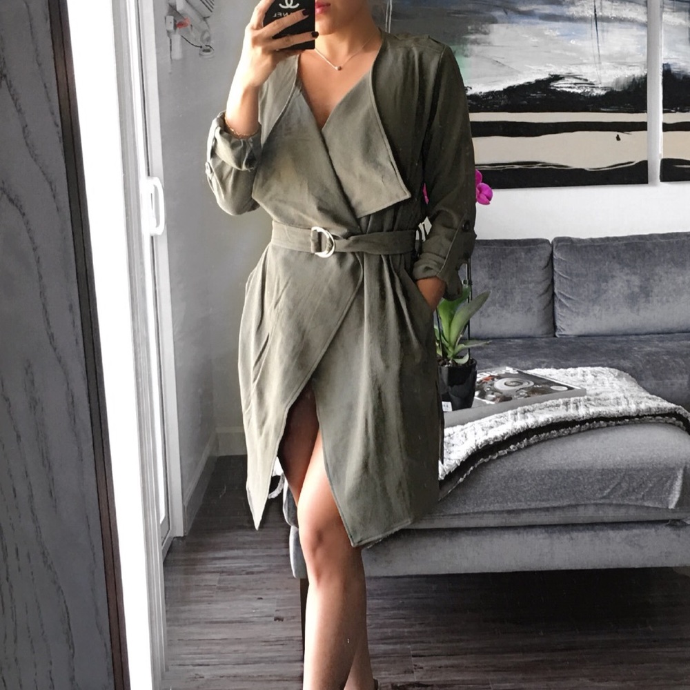 LAST 1! JASMINE TRENCH JACKET - Picture 2 of 5